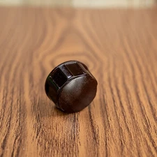 Vintage CROSLEY Brown Bakelite Radio Knob 1940s-50s 1/4" Opening / Set Screw