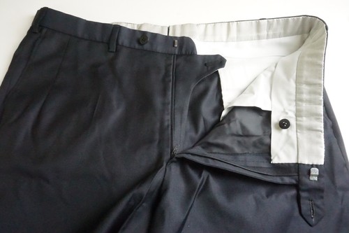 Brioni NM Colosseo CURRENT Navy Blue 100% Wool 2 Pc Suit Jacket Pants 44S NEW - Picture 12 of 12