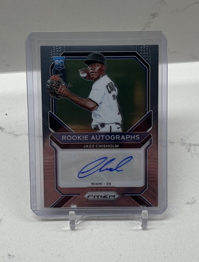 2021 Panini Prizm Jazz Chisholm Rookie Card AUTO No. RA-JZ Miami 