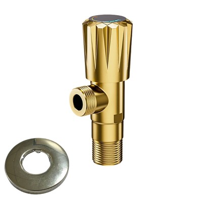 Hot/Cold Water Stop Valves Turn Angle Stop Valves Plumbing Fitting Enduring