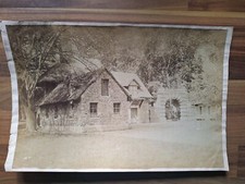 Antique 19th Century Photograph Of A Country House England