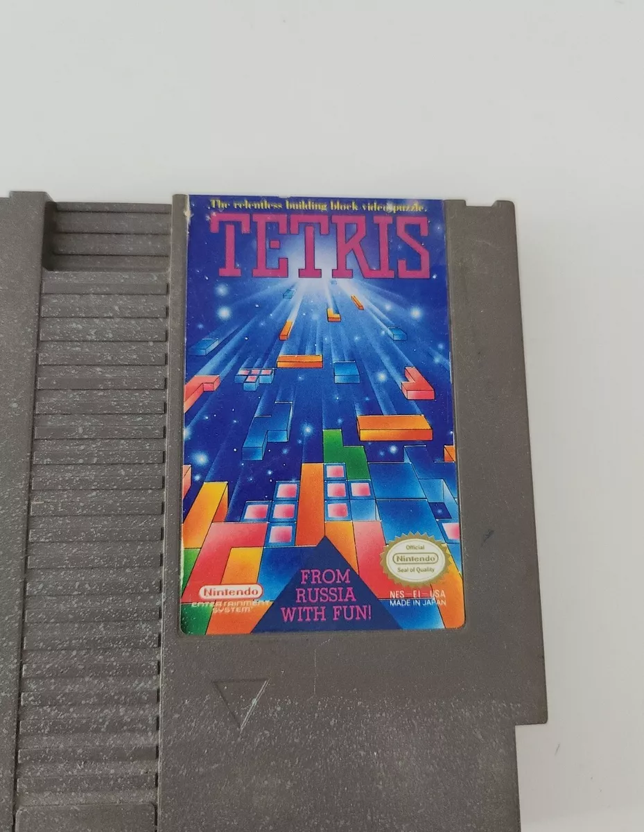 TETRIS Original Nintendo NES Video Game 1985 puzzle block classic