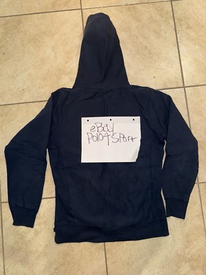 SUPREME x BLADE WHOLE CAR Navy Blue USED LARGE Sweatshirt BOX LOGO