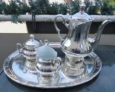 Servizio da Caffè 4teilig Metallporzellan 1000/1000 Edizione D'Argento Di