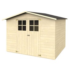 Val di fassa - casetta da giardino in legno di abete bianco 242x182 cm