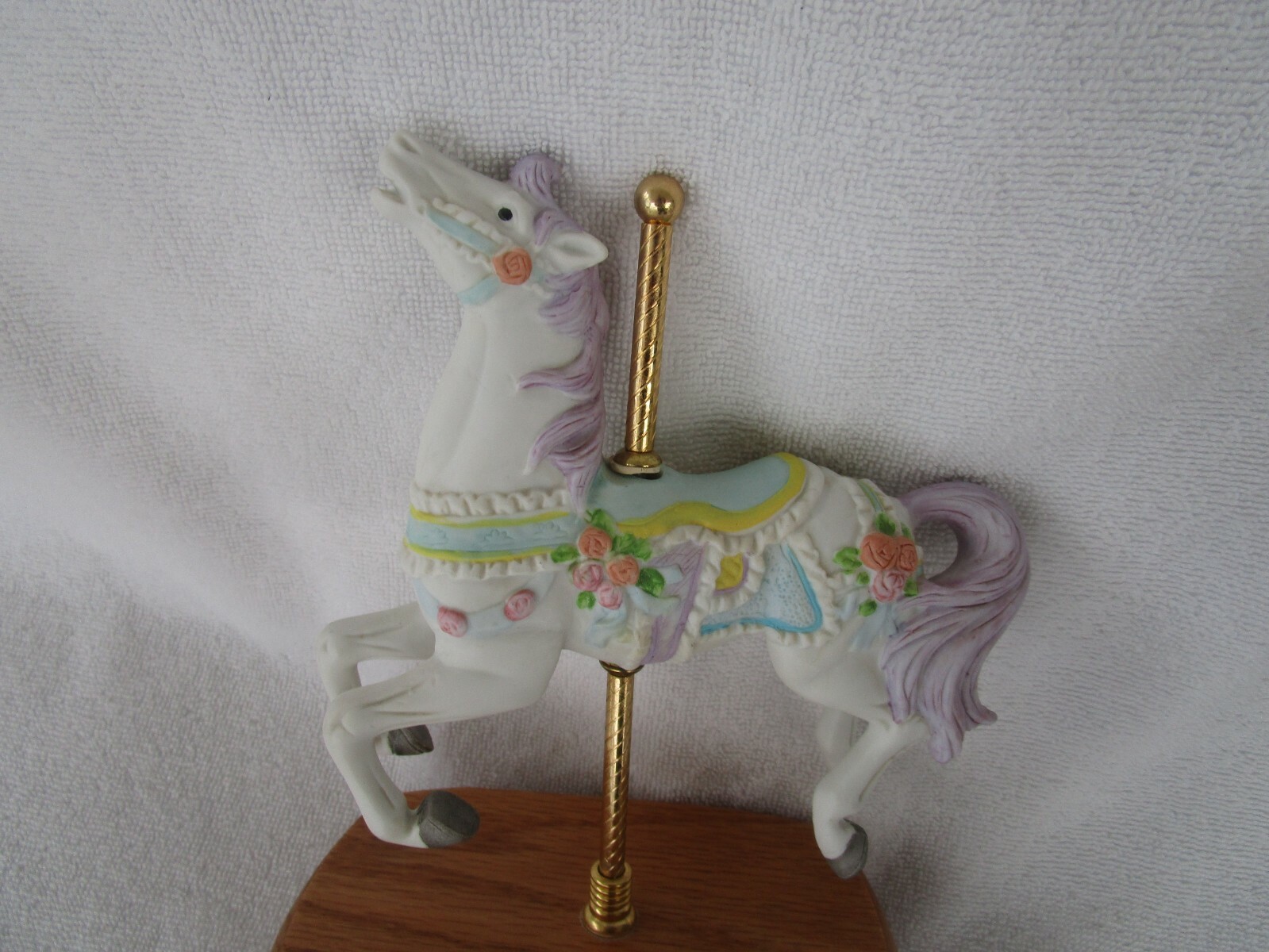 VINTAGE 1988 ~~Lefton Carousel Horse ~[The Sting] Roataing Musical ...