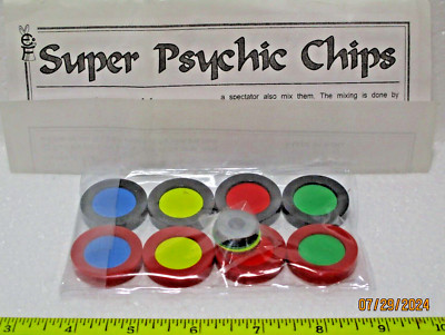 Psyche Chip Super Psychic Chips Magic Trick - Close-up, Mentalism, Street or ...