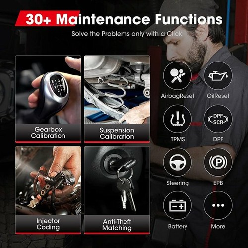 Autel MaxiPRO MP808TS DTC Fault Code Car Scan Tool Diagnostics Scanner - Picture 2 of 6