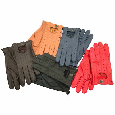 Pss Herren Neue Nicht Gefüttert Weich Echtleder Designer Mode Fahrhandschuhe