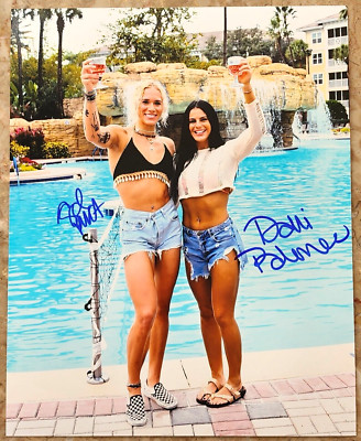 Sol Ruca / Dani Palmer Dual SIGNED 8x10 Photo Wrestling Autograph - WWE