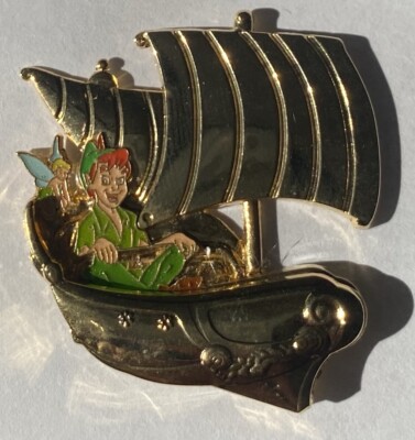 Disney Disneyland DLR Peter Pans Flight Golden Vehicle Gold Pirate