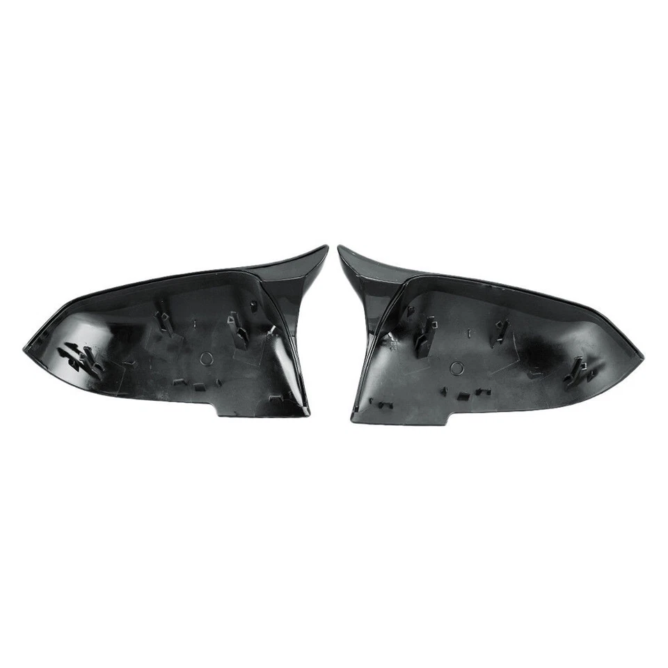 Gloss Black Door Side Mirror Cover Caps For BMW F20 F87 M2 F23 F30 F32 F36 X1 i3 - Imagem 4 de 4