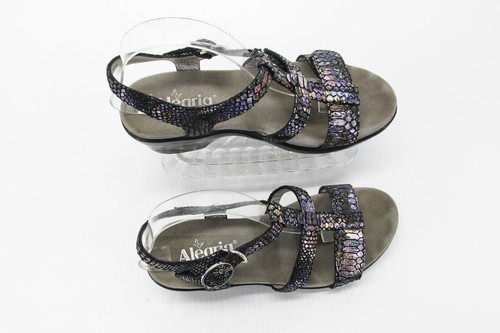 Alegria Womens Sandal Sarah Zesty Size US 9M EUR 40 T Strap Shoes Pre Owned vq - Picture 2 of 12