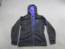 Cabelas Women's Full Zip Hoodie Sweatshirt Size Medium Spell Out Stretch