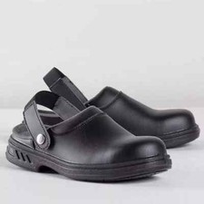Image of Portwest Steelite Safety Clog SB AE WRU Steel Toe Kitchen Catering shoe SRC FW82
