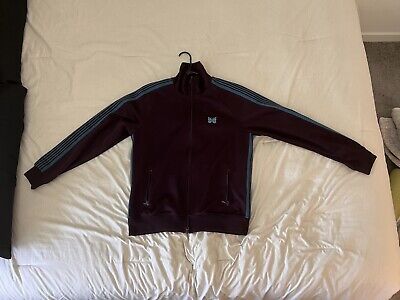 Needles - Striped Grosgrain-Trimmed Tech-Jersey Zip-Up Track Needles - Striped Grosgrain-Trimmed Tech-Jersey Zip-Up Track