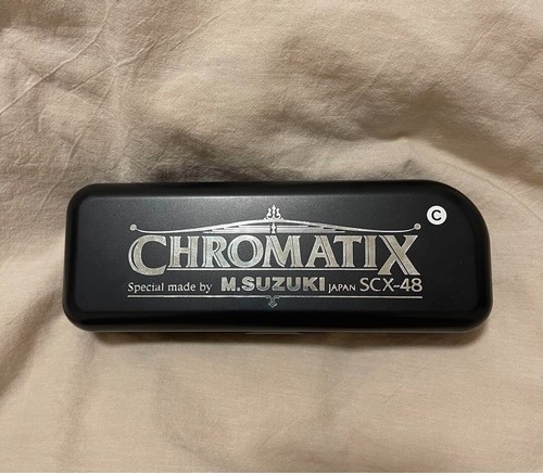 Suzuki SCX-48 Chromatix Series Harmonica C 12 Hole 48 sound Standard model case - Picture 7 of 10