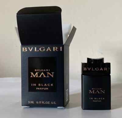 BVLGARI Man in Black Parfum Miniature Splash. New Parfum Version