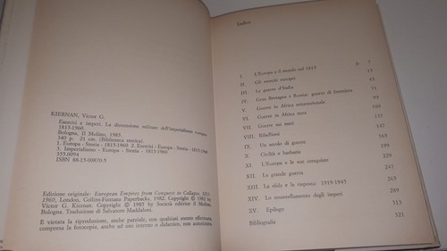 Victor G. Kiernan - ESERCITI E IMPERI - Il Mulino 1985 IMPERIALISMO EUROPEO - Bild 5 von 7