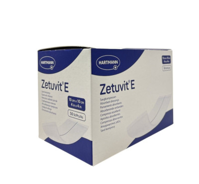 Hartmann Zetuvit E unsteril 10cm x 10cm von Hartmann (Inhalt 50Stück)