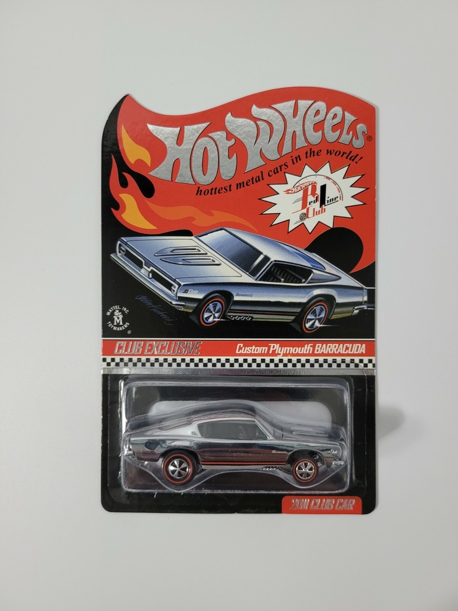 Hot Wheels RedLine Club RLC Exclusive Chrome Custom Barracuda 2010