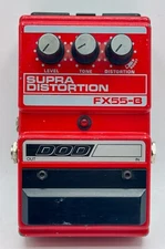 Vintage DOD FX55-B Supra Distortion Guitar Effect Pedal USA