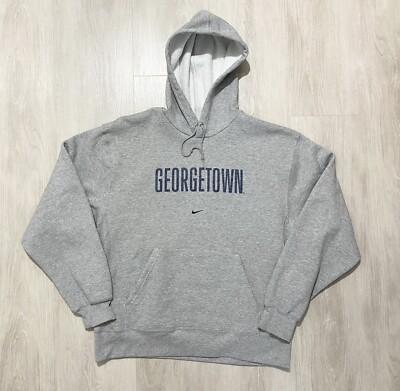 Vintage Nike Hoodie Pullover Georgetown Hoyas NBA 90s 90er Center