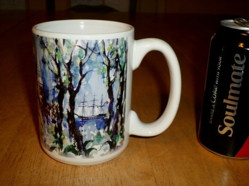 "1775 yr. PAUL REVERE'S RIDE"- PAINTING LOGO, Ceramic Coffee Mug / Cup, VINTAGE - Picture 11 of 12