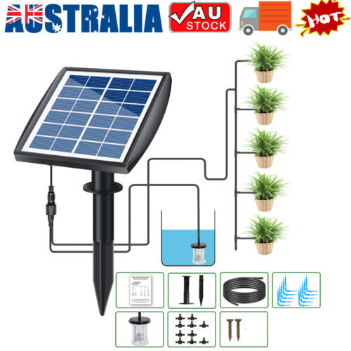 Solar Irrigation Auto Watering System Solar Powered Automatic Drip Irrigation AU - Picture 1 of 11
