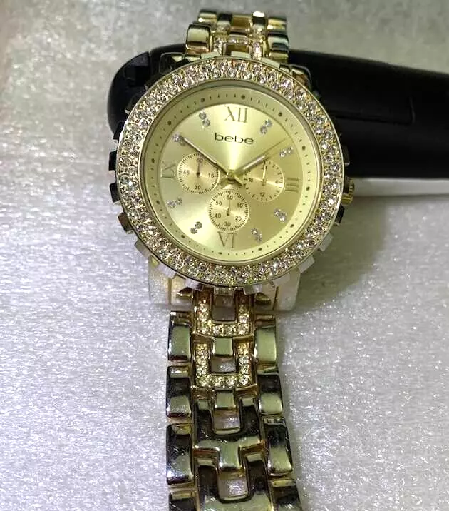Bebe watch with clearance crystals
