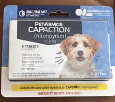 $32.98 PetArmor Capaction Oral Flea Treatment for Pet Dogs (2-25 lbs)