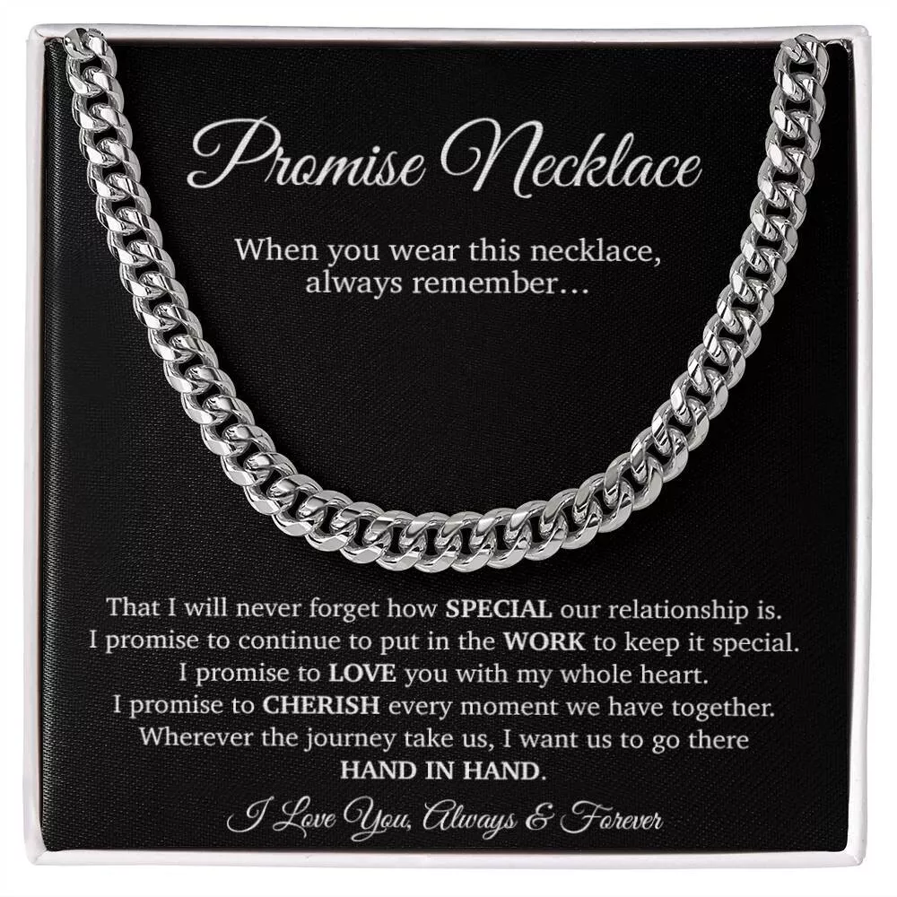 Anniversary necklace for best sale him
