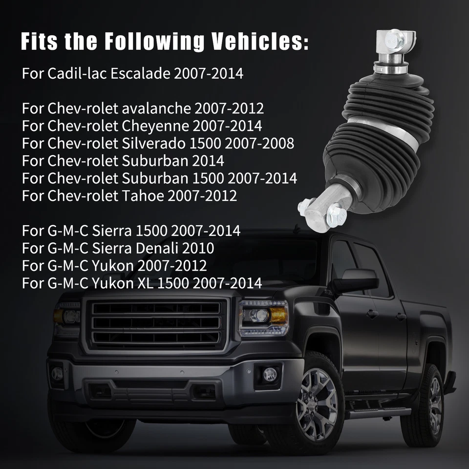 Eje de dirección para Cadillac Escalade 2007-2014 Chevy Silverado GMC Yukon 425-184 Foto 2 de 4