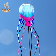 9m Jellyfish Kite Soft Inflatable Single Line Kite 30D Ripstop Nylon with Bag