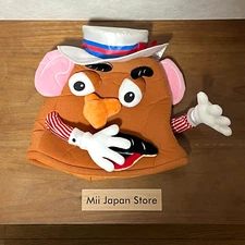 TDR Toy Story Mr. Potato Head Plush Hat Fun Cap Tokyo Disney Resort Japan Used