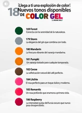 Organic Nails  UV Color Gel  15 ml 0.50 oz NUEVOS COLORES 2025