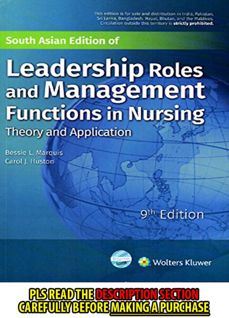 Leadership Roles And Management Functions In Nursing 9th Edition For Sale Online Ebay