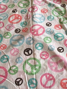 Pottery Barn Teen Berkeley Peace Sign Duvet Set Full Ebay