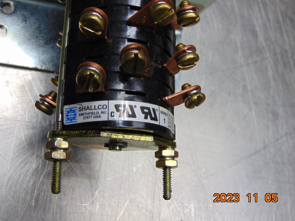 SHALLCO Snap Action Rotary Switch 1A09-413463-2