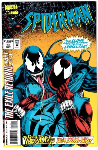 Spider-Man #52 1994 Venom Appearance Marvel Comics - Afbeelding 1 van 1