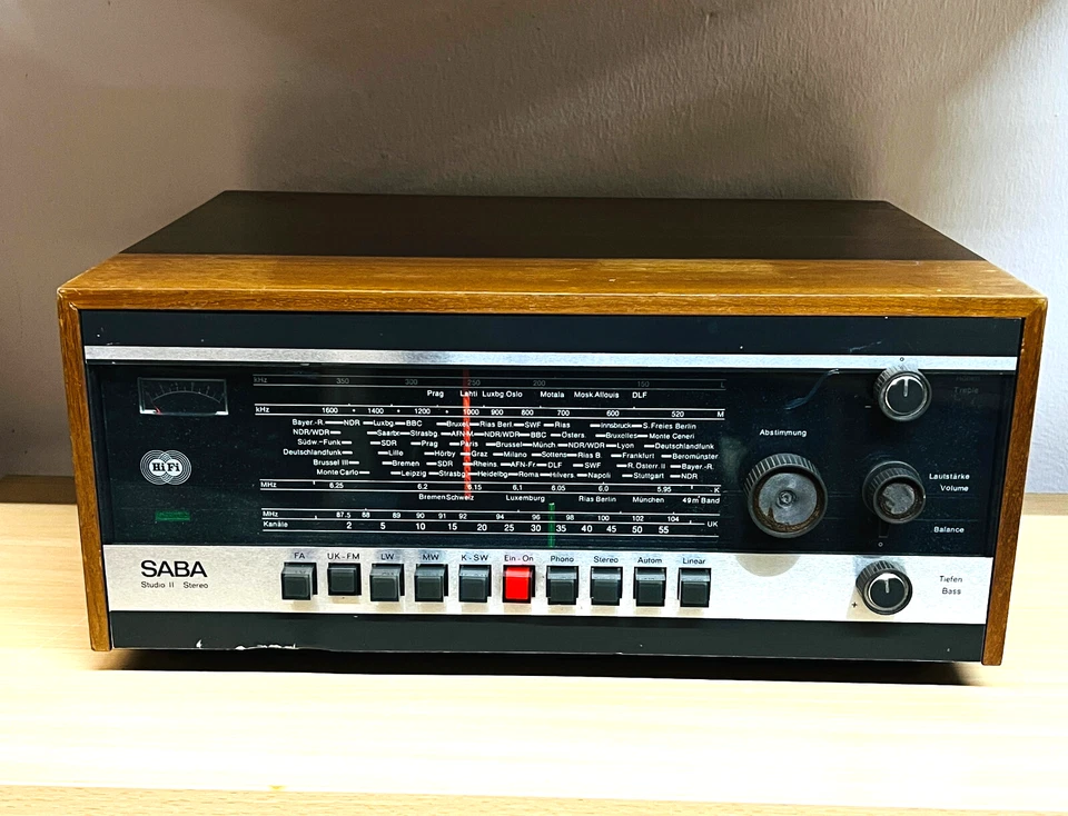 SABA Studio II Stereo Vintage HiFi-Studio-Anlage!! Needs Service!! Teil-Funktion - Bild 4 von 4