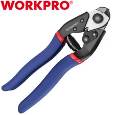 WORKPRO 7.5" Cable Cutter Wire Rope Cutter Chrome Vanadium Steel Jaws Heavy Duty