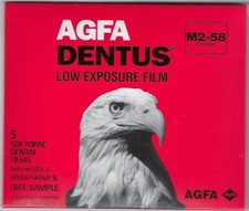 Heraeus AGFA DENTUS 5 Low Exposure Films, M2-58, new