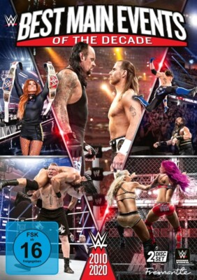WWE: BEST MAIN EVENTS OF THE DECADE 2010-2020 - WWE  2 DVD NEU
