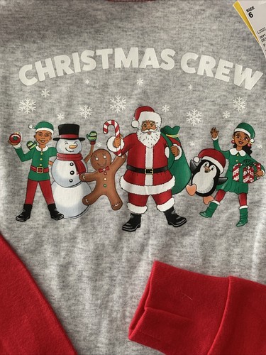 Size 6 Long Sleeved Unisex Christmas Santa Shirt Children’s Place Brand New - Picture 4 of 6