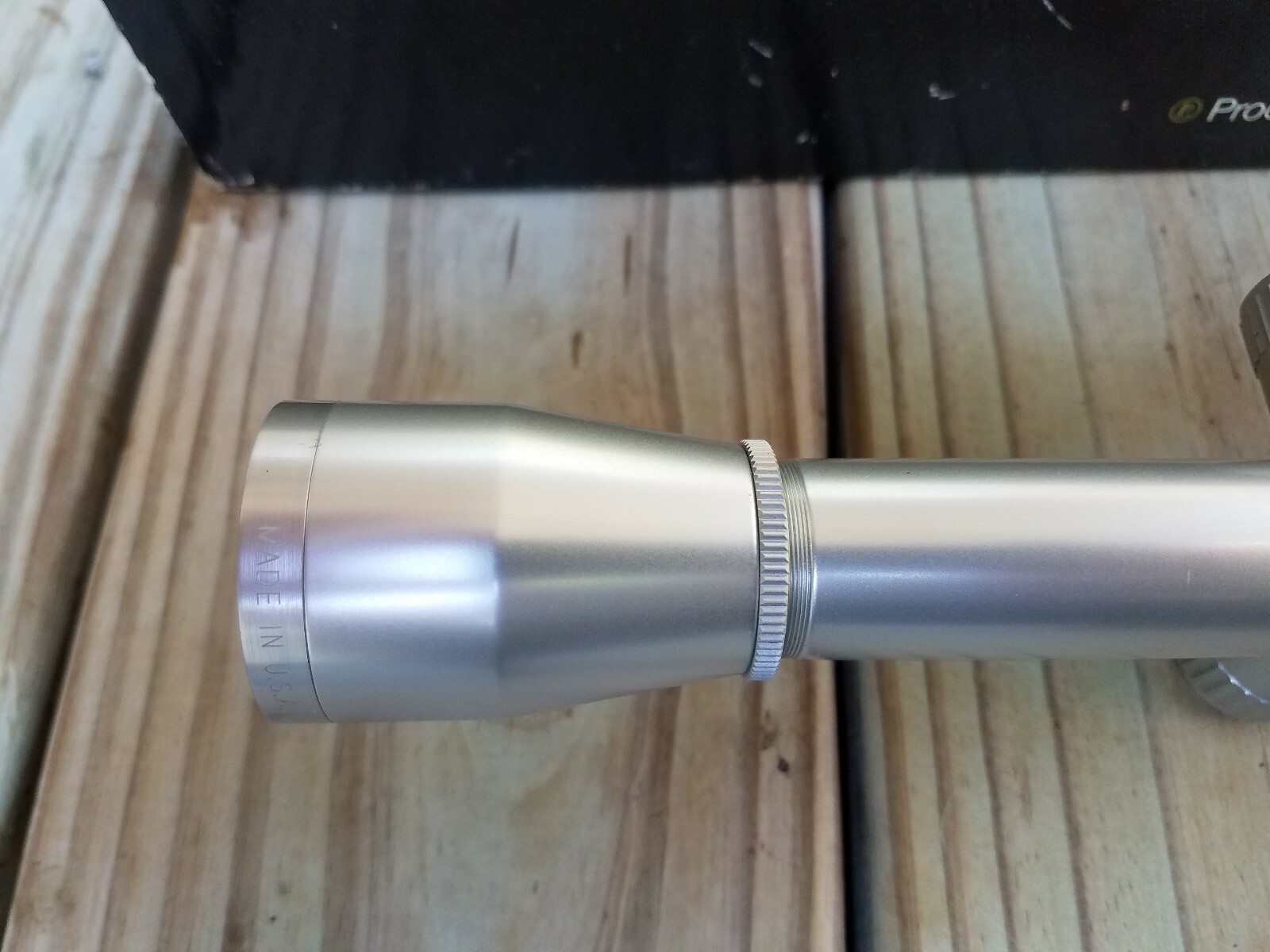 Leupold Gold Ring Br 36x Ao Silver Ss Bench Rest Silhouette Rifle Scope Mint