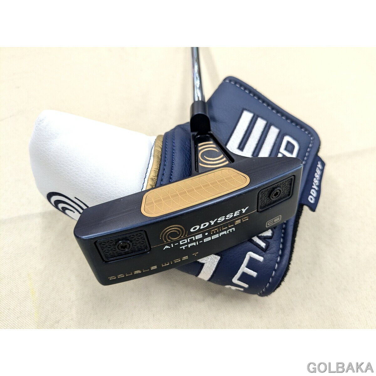 Odyssey Ai-One Milled Tri-Beam Double Wide T Putter Original Odyssey Ai-One Milled Tri-Beam Double Wide T Putter Original