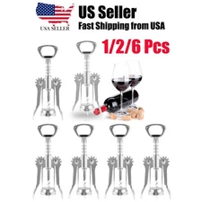 Wing Wine Screw Opener Waiters Corkscrew Wine Bottle Beer Cap Opener Kitchen