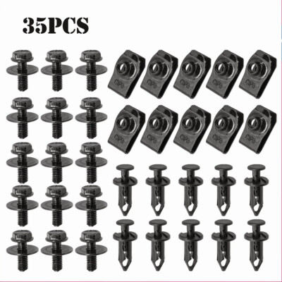 For Nissan Body Bolts U-nut Clips - M6 Engine Under Cover Splash Shield Guard