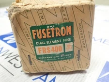 New Fusetron FRS400 400 Amp 600V K5 Time Delay Fuse